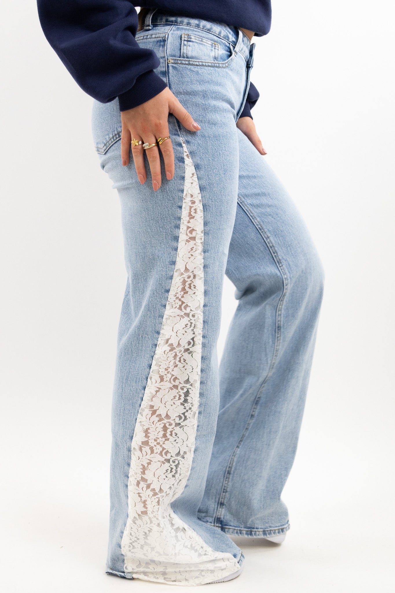 Lace jeans - tall