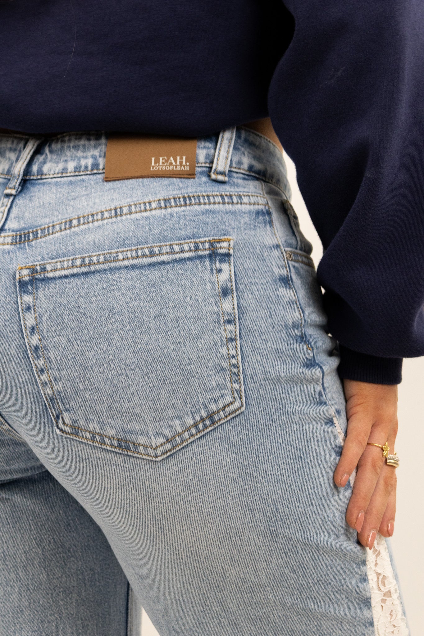 Lace jeans - tall