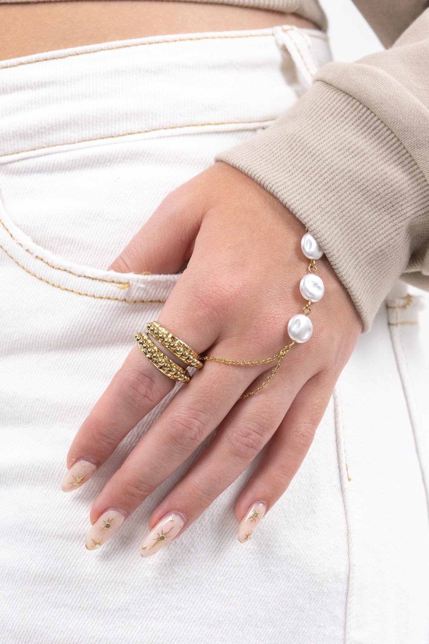 Textured Gold Ring