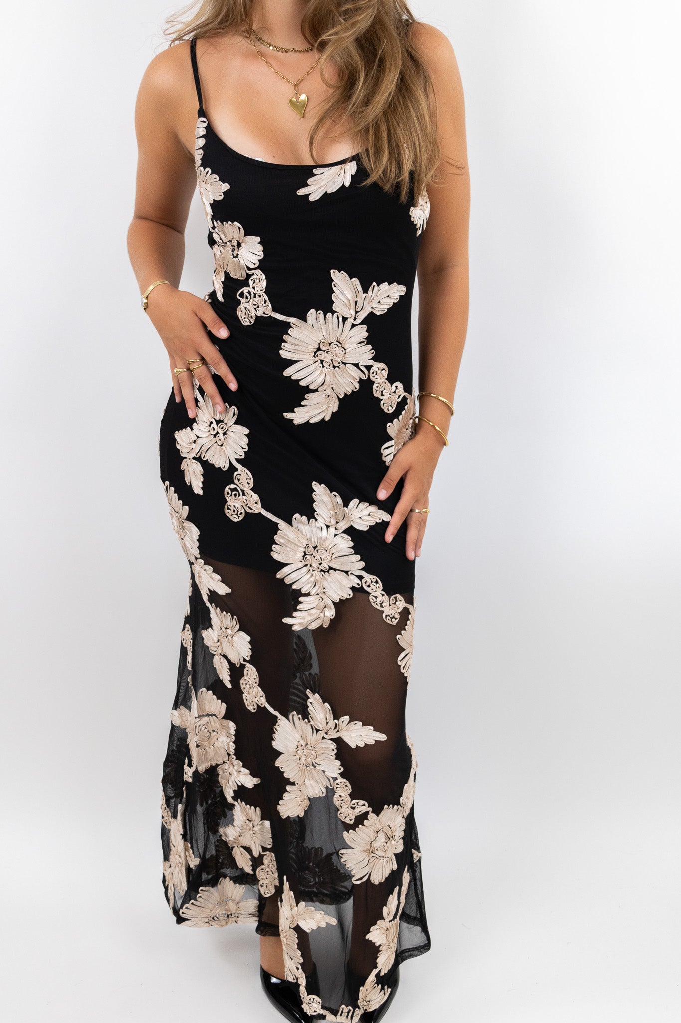 Mesh Flower Dress