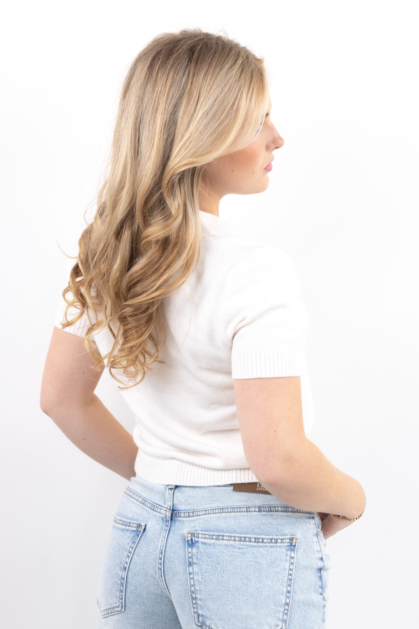 Knit Polo Top